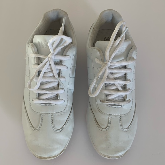 Lesove Women’s Leather Cheerleader Tumbling Shoes - Picture 1 of 8